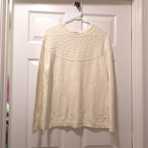 Winter white sweater in Extra Large Petite